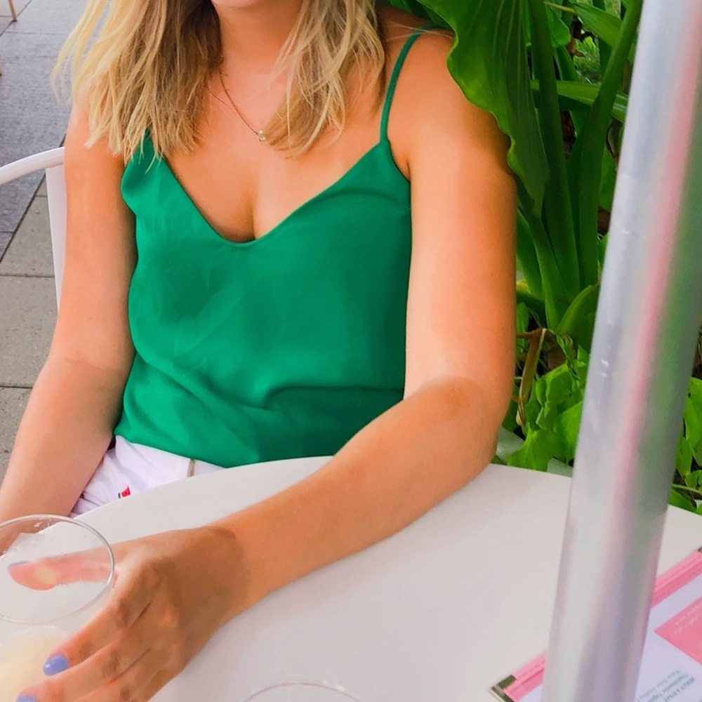 Kelly Green JCrew Tank